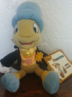 NWT Disney Store Jiminy Cricket Plush Mini Pinocchio 9"